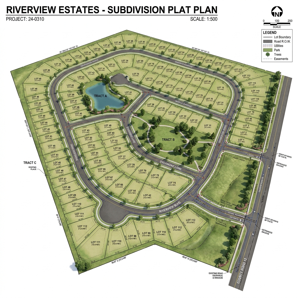 Subdivision Plat Drafting
